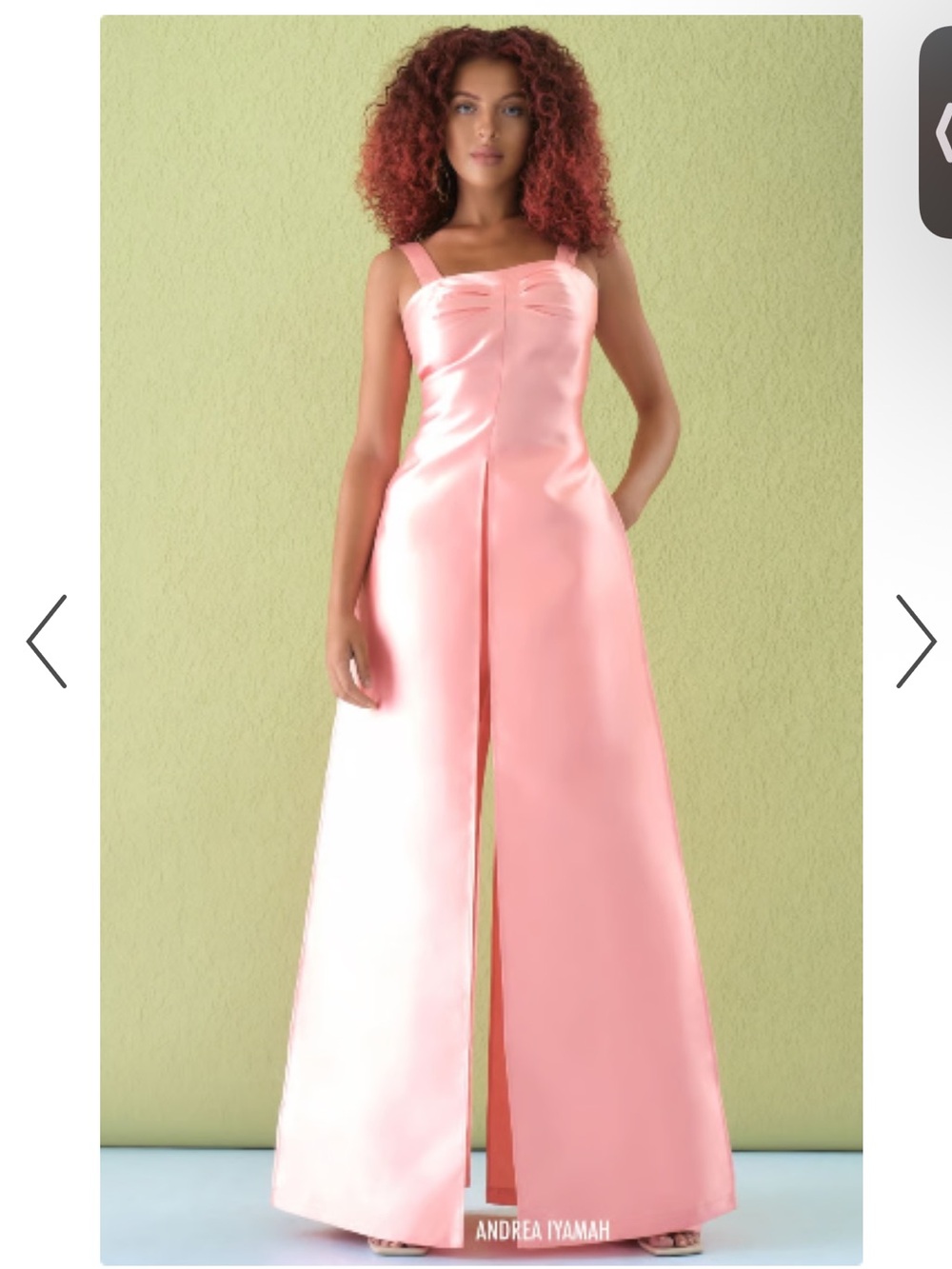NWT ANDREA IYAMAH VASI PEACH TOP Size XL